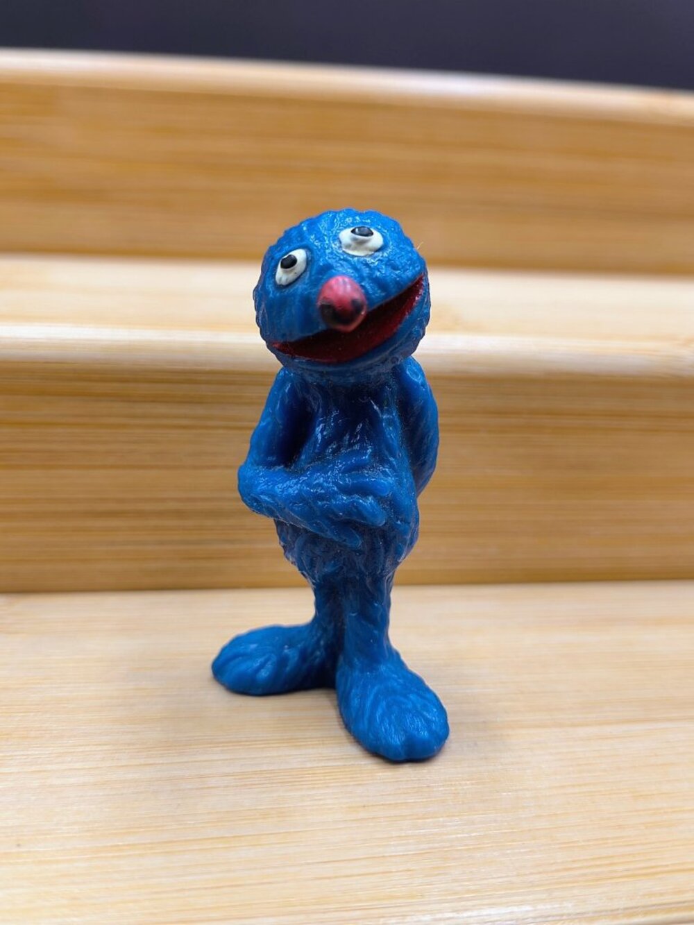 Sesame Street Rare Grover Minikins Pvc Figure 2" Mini Fig Germany Heimo